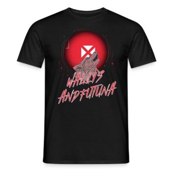 Wallis und Futuna - Männer T-Shirt - Schwarz - Vorne - AI Model Male 178 light (178cm)