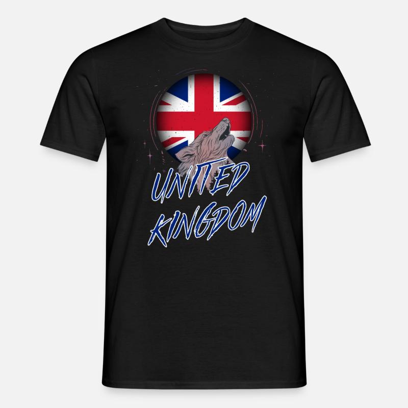 Großbritannien - Männer T-Shirt - Schwarz