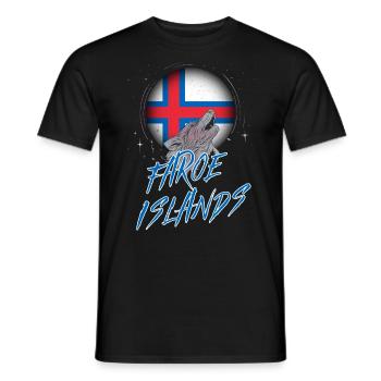 Faroe Islands - Men's T-Shirt - black - Front - AI Model Male 178 light (178cm)