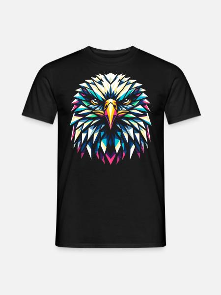 Polygone de l’aigle - T-shirt homme - noir