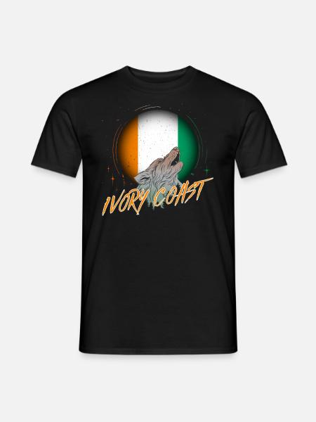 Ivory Coast - Men's T-Shirt - black