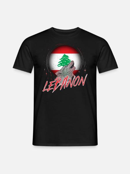 Lebanon - Men's T-Shirt - black