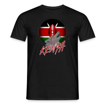 Kenya - Men's T-Shirt - black - Front - AI Model Male 178 light (178cm)