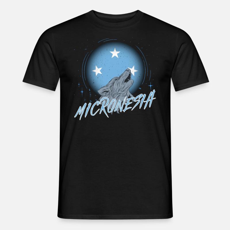 Mikronesien - Männer T-Shirt - Schwarz
