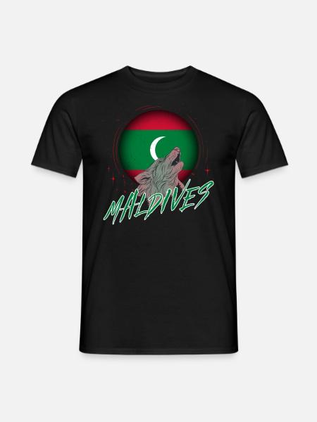 Malediven - Männer T-Shirt - Schwarz