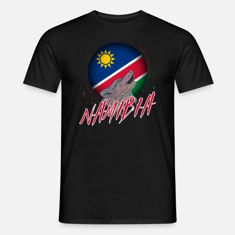 Namibia - Männer T-Shirt - Schwarz
