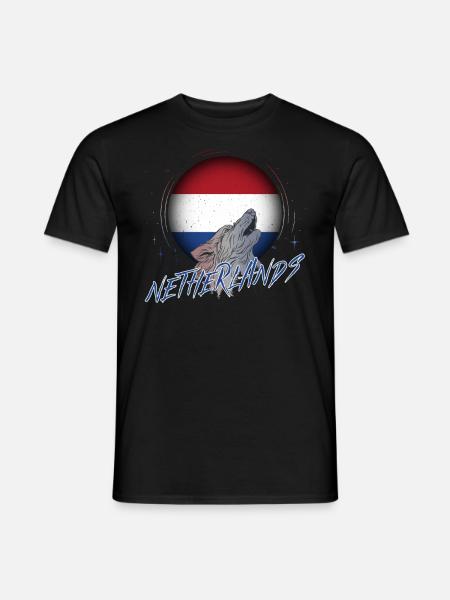 Netherlands - Men's T-Shirt - black