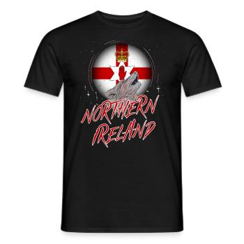 Northern Ireland - Men's T-Shirt - black - Front - AI Model Male 178 light (178cm)