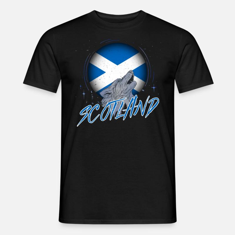 Schottland - Männer T-Shirt - Schwarz