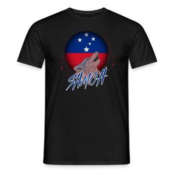 Samoa - Men's T-Shirt - black - Front - AI Model Male 178 light (178cm)