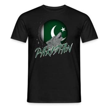 Pakistan - Männer T-Shirt - Schwarz - Vorne - AI Model Male 178 light (178cm)