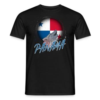 Panama - Männer T-Shirt - Schwarz - Vorne - AI Model Male 178 light (178cm)