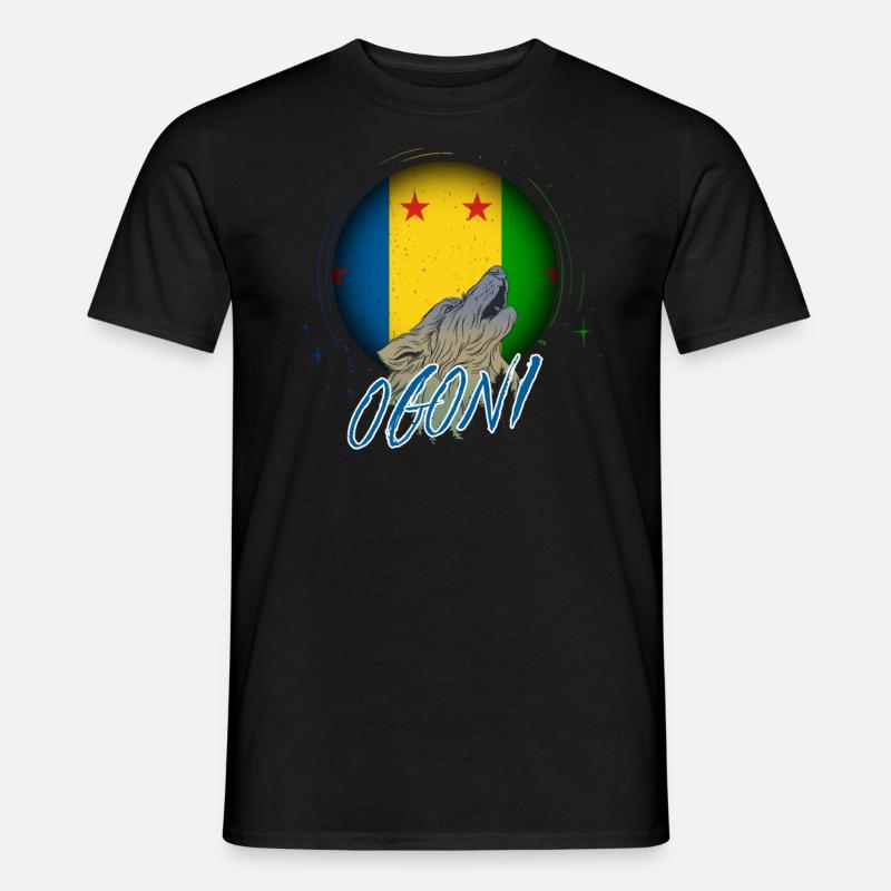 Ogoni - Männer T-Shirt - Schwarz