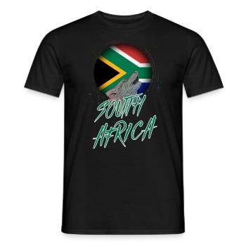 Afrique du Sud - T-shirt homme - noir - Devant - AI Model Male 178 light (178cm)