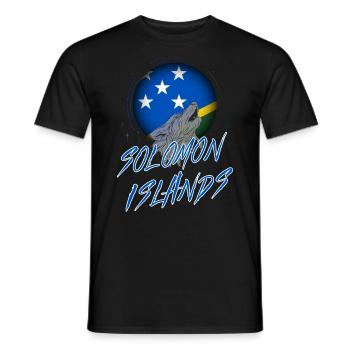 Solomon Islands - Men's T-Shirt - black - Front - AI Model Male 178 light (178cm)