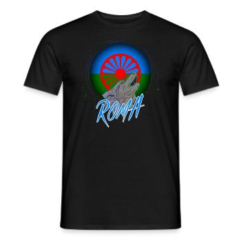 Roma - T-shirt homme - noir - Devant - AI Model Male 178 light (178cm)