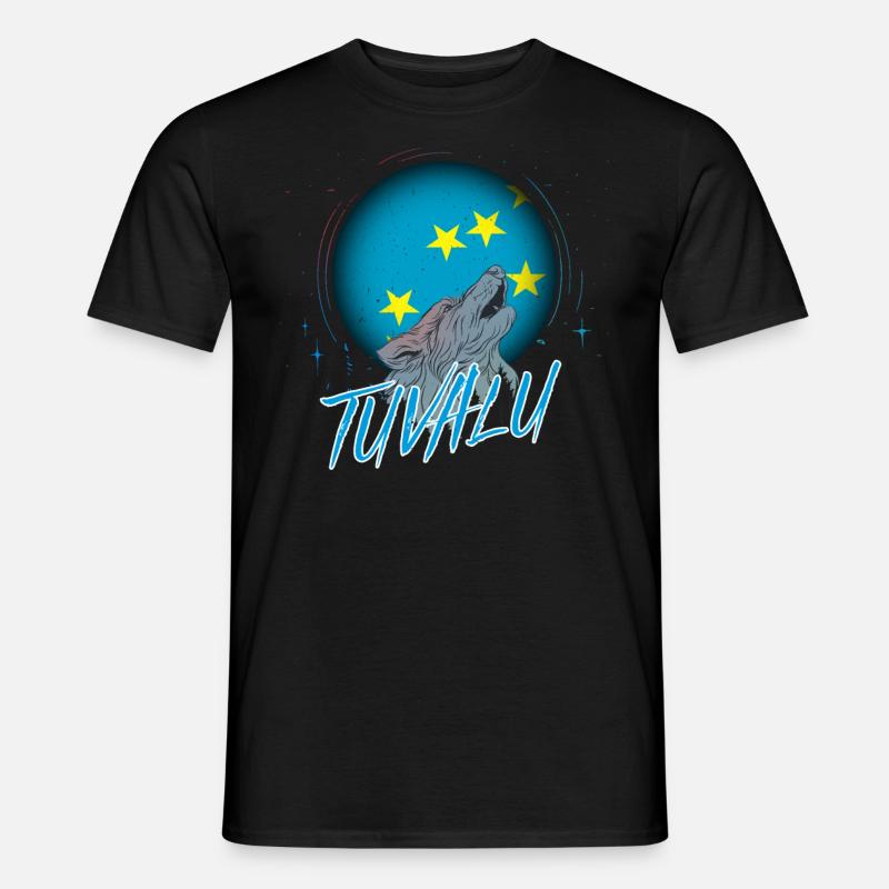 Tuvalu - Männer T-Shirt - Schwarz