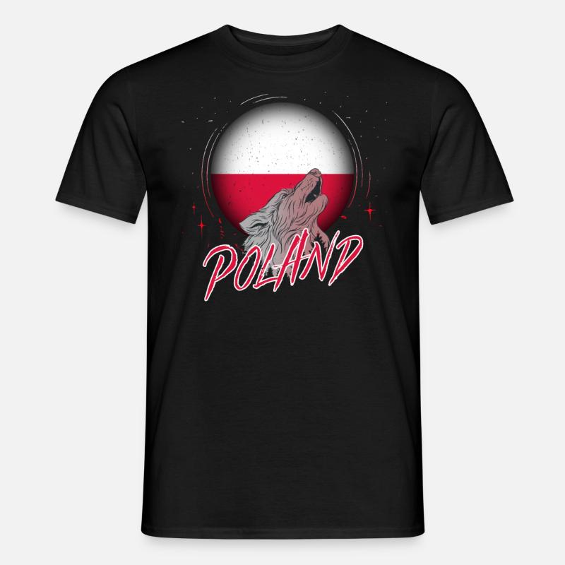 Polen - Männer T-Shirt - Schwarz