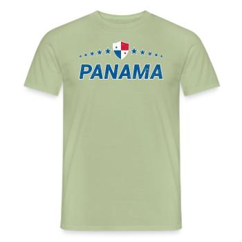 Panama - Männer T-Shirt - Sage - Vorne - AI Model Male 178 light (178cm)