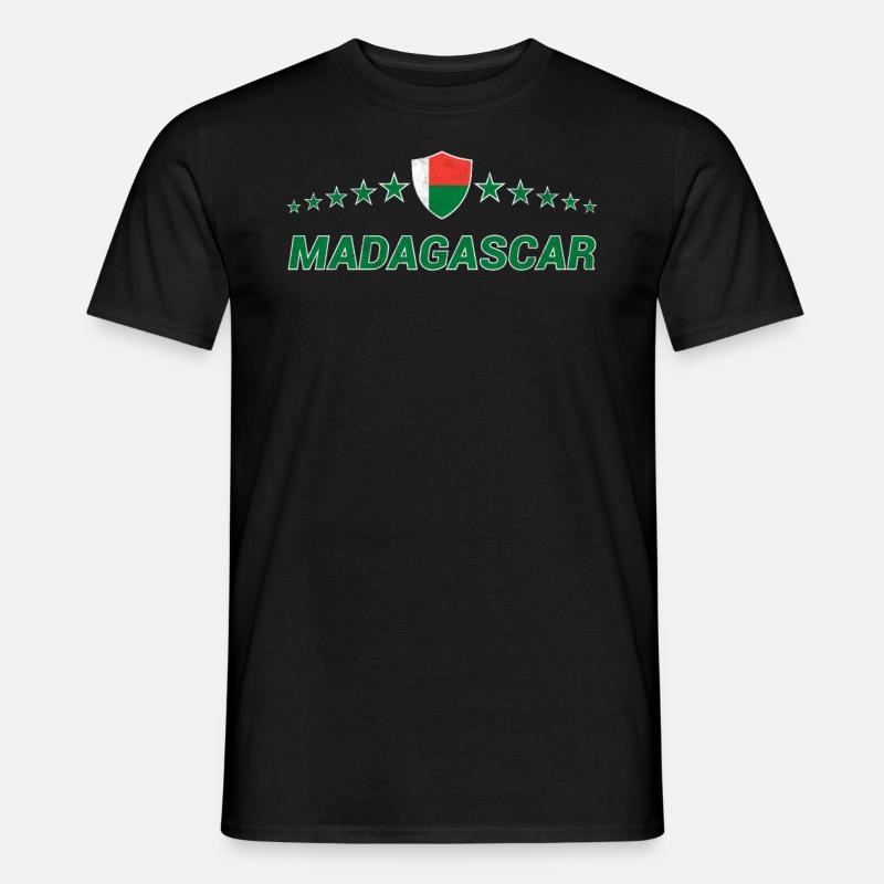 Madagaskar - Männer T-Shirt - Schwarz