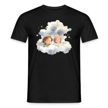 Children's Heaven Dreams Gift - Men's T-Shirt - black - Front - AI Model Male 178 light (178cm)