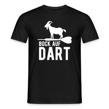 Lustige Darts und Dart Geschenke für Dartspieler - Männer T-Shirt - Schwarz - Vorne - AI Model Male 178 light (178cm)