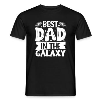 Dad Fathers Day Daddy Papa Funny Father´s Day - Men's T-Shirt - black - Front - AI Model Male 178 light (178cm)
