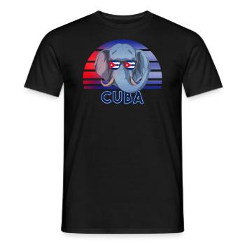 Kuba - Männer T-Shirt - Schwarz - Vorne - AI Model Male 178 light (178cm)