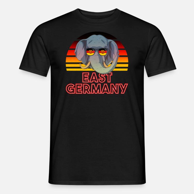 DDR - Männer T-Shirt - Schwarz