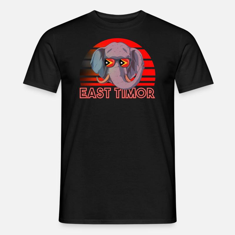 Osttimor - Männer T-Shirt - Schwarz