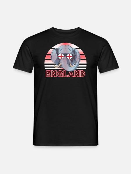 Angleterre - T-shirt homme - noir