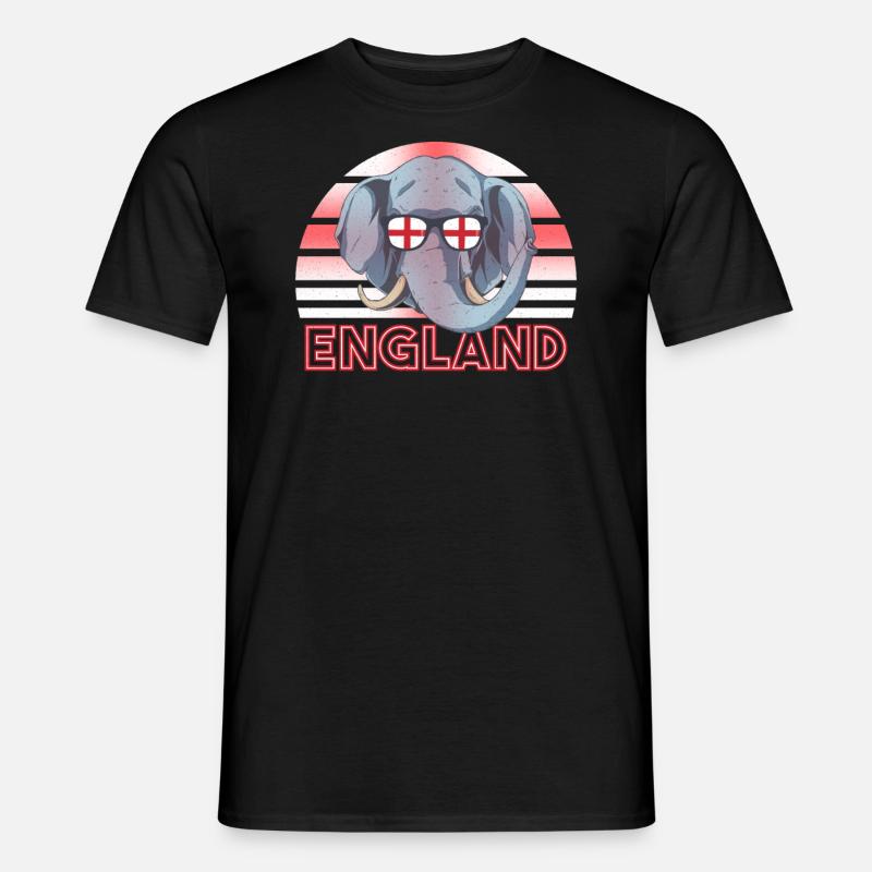 England - Männer T-Shirt - Schwarz