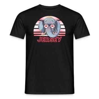 Jersey - Männer T-Shirt - Schwarz - Vorne - AI Model Male 178 light (178cm)