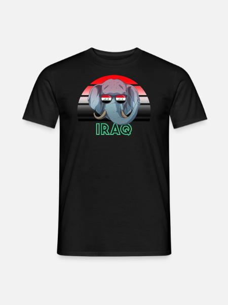 Iraq - Men's T-Shirt - black