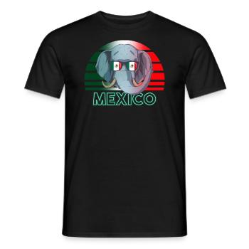 Mexique - T-shirt homme - noir - Devant - AI Model Male 178 light (178cm)