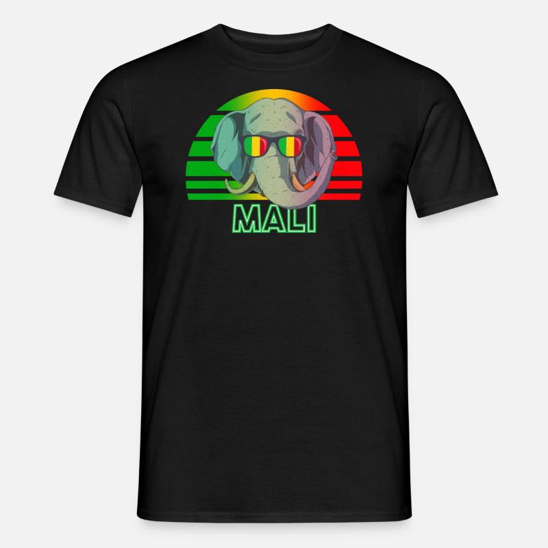 Mali - Männer T-Shirt - Schwarz