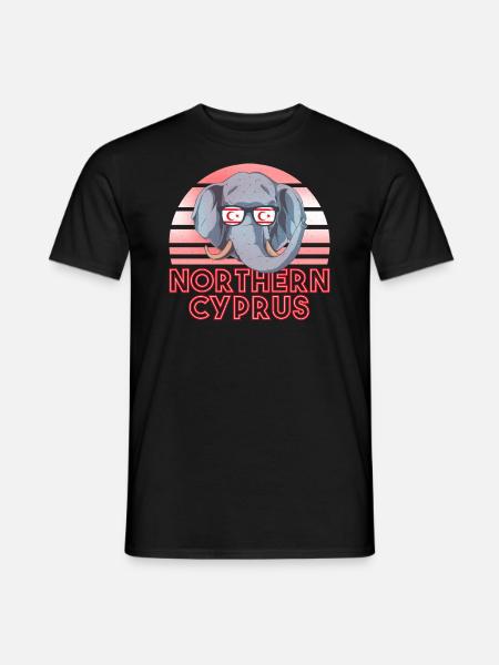 Nordzypern - Männer T-Shirt - Schwarz