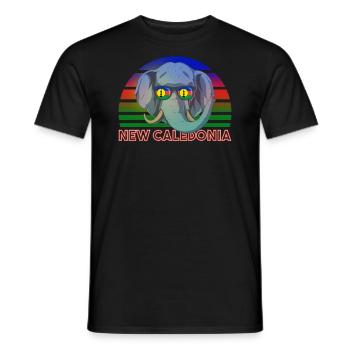 Neukaledonien - Männer T-Shirt - Schwarz - Vorne - AI Model Male 178 light (178cm)
