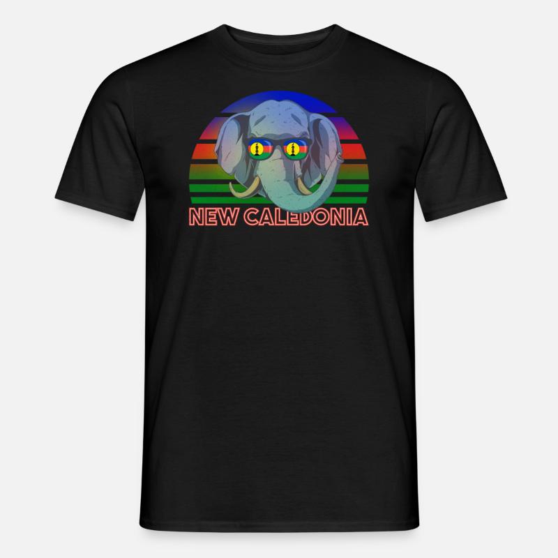 Neukaledonien - Männer T-Shirt - Schwarz