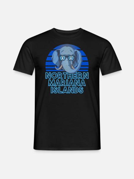 Northern Mariana Islands - Men's T-Shirt - black