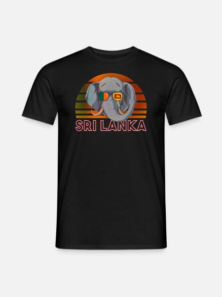 Sri Lanka - Men's T-Shirt - black