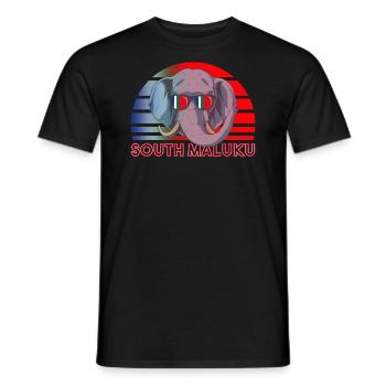 Republik Maluku Selatan - Männer T-Shirt - Schwarz - Vorne - AI Model Male 178 light (178cm)
