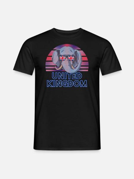 Royaume-Uni - T-shirt homme - noir