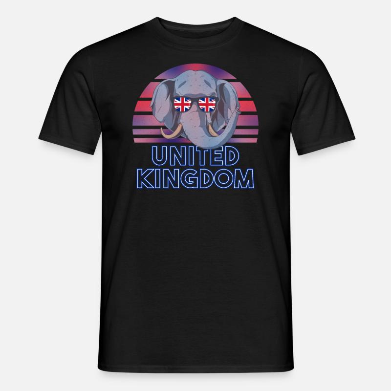 Großbritannien - Männer T-Shirt - Schwarz