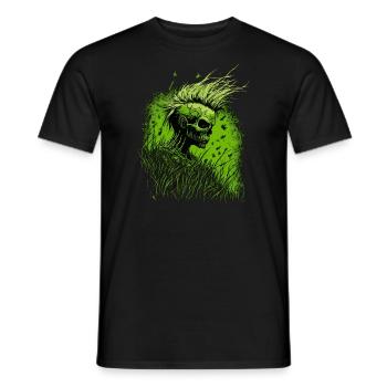 Horreur Punk Zombie Mohawk - T-shirt homme - noir - Devant - AI Model Male 178 light (178cm)