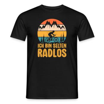 Rarement vélo sans roues vélo de montagne vélo de route vélo - T-shirt homme - noir - Devant - AI Model Male 178 light (178cm)