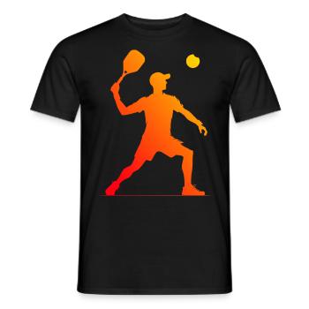 Racquetball Games Men's Racquetball Pickleballsp - Men's T-Shirt - black - Front - AI Model Male 178 light (178cm)