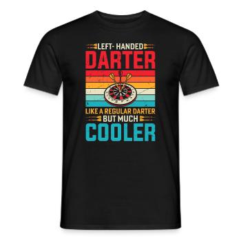 Darts Player Steeldart Funny Dart 180 Darts - Männer T-Shirt - Schwarz - Vorne - AI Model Male 178 light (178cm)