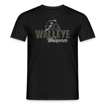 Chuchoteur de doré jaune - T-shirt homme - noir - Devant - AI Model Male 178 light (178cm)