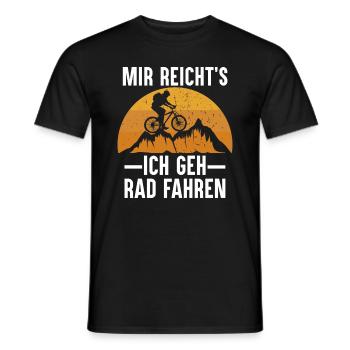 Vélo Dicton VTT Vélo de route Cycliste - T-shirt homme - noir - Devant - AI Model Male 178 light (178cm)